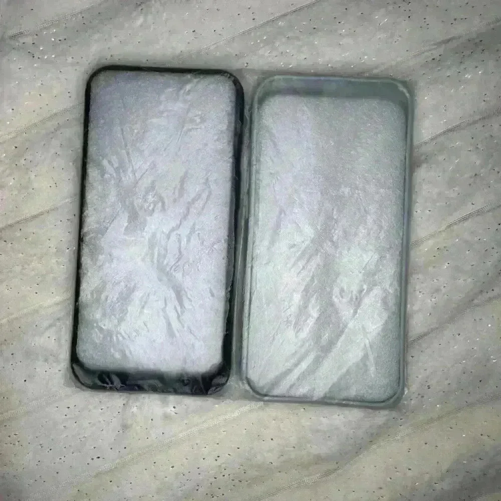 2 Pack Cases for Apple iPhone13,14,15-6.1inch, Blue,black,Cow Print Silicone NEW